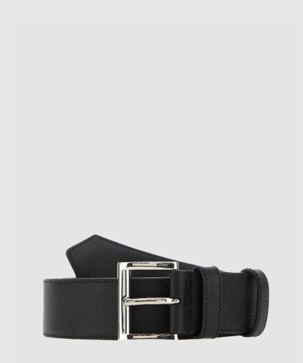 [PRADA-프라다] 삼각로고 사피아노 레더 벨트 CC545053