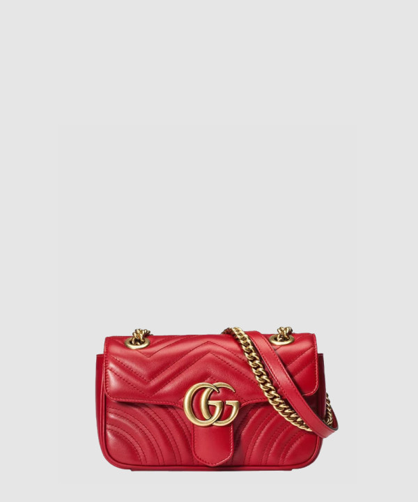 [GUCCI-구찌] GG 마몽 마틀라세 미니 숄더백 446744