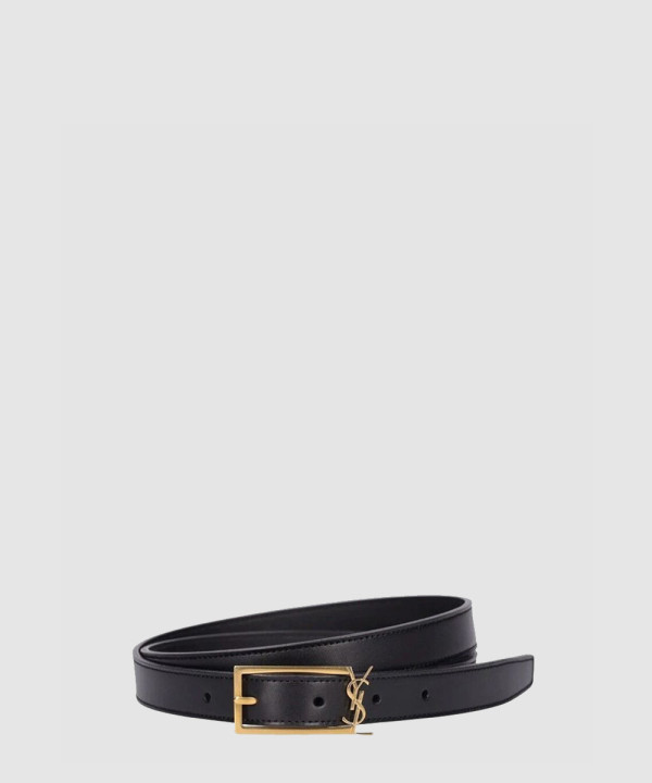 [SAINTLAURENT-생로랑] 로고 버클 벨트