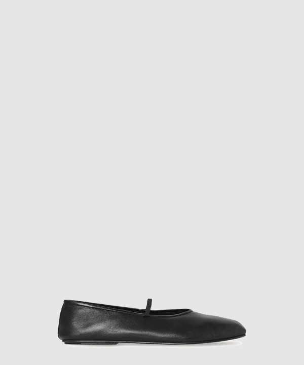 [THE ROW-더로우] 엘라스틱 발레 플랫 F1229N60BLK