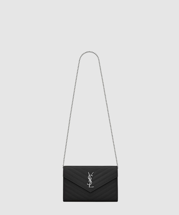 [SAINT LAURENT-생로랑] CASSANDRE 클래식 체인 지갑 377828