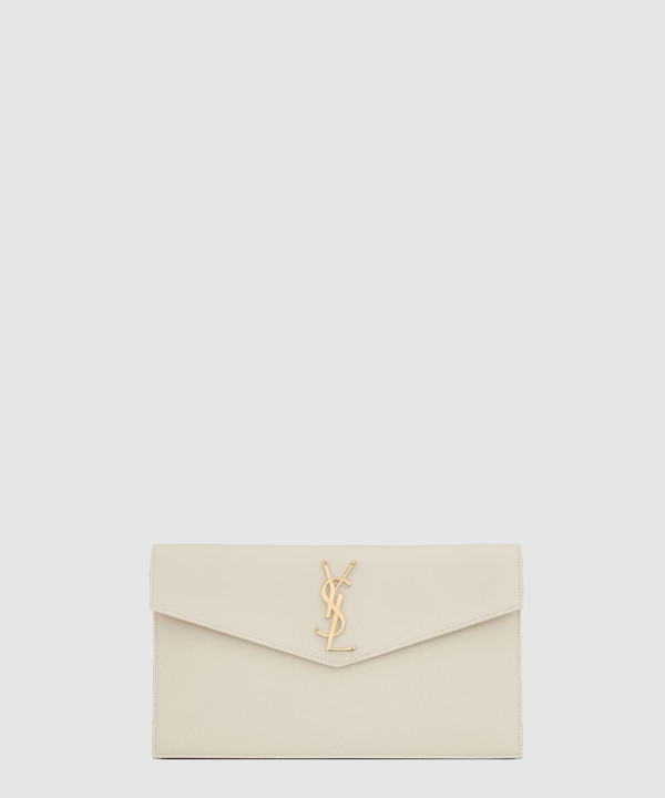 [SAINT LAURENT-생로랑] 그랑 드 뿌드르 엠보스드 가죽 소재의 업타운 파우치 565739