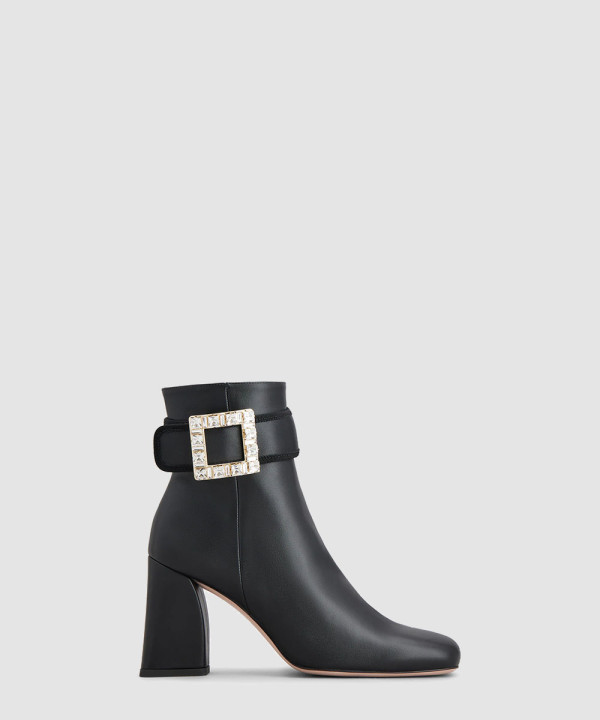 [ROGER VIVIER-로저비비에] 트레스 비비에 가죽 부츠 RVW52240540TNRB999