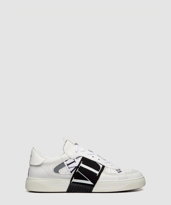 [VALENTINO-발렌티노] 송아지 가죽 & 패브릭 밴드 VL7N 로우탑 스니커즈 5Y2S0C58WRQ