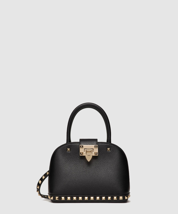 [VALENTINO-발렌티노] 가라바니 락스터드 가죽 스몰 핸드백 5W0B0Q69VSF