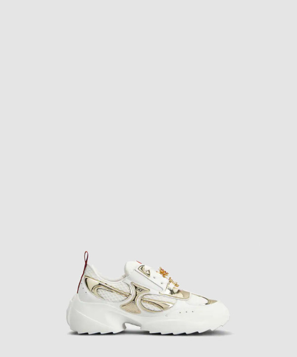 [ROGER VIVIER-로저비비에] 가죽 패치 스니커즈 RVW75642230UB90ONV
