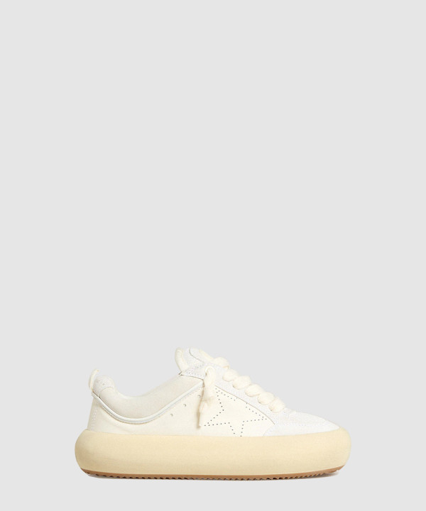 [Golden Goose-골든구스] 화이트 레더 스페이스-스타 큐브 F007094