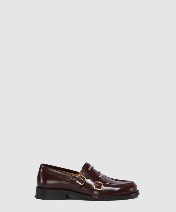 [MARNI-마르니] 더블 버클 가죽 Bambi 3.0 로퍼 MOMS006002PS67900R90