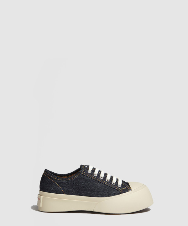[MARNI-마르니] 블루 데님 Pablo 레이스업 스니커즈 SNZW003020P415500B64