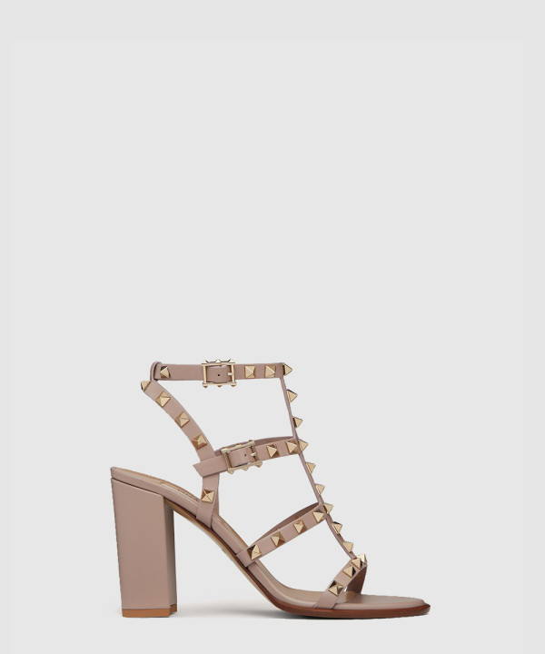 [VALENTINO-발렌티노] 락스터드 스트랩 샌들 90MM 5W2S0749VBP