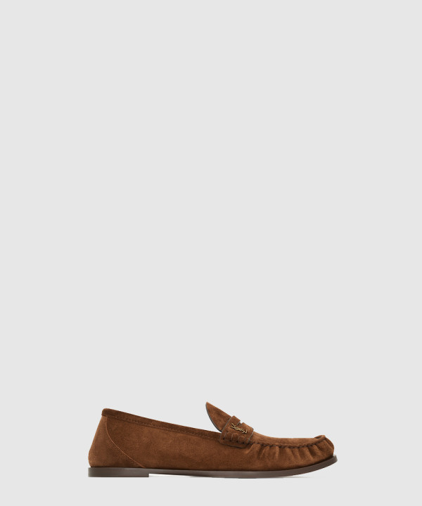 [SAINT LAURENT-생로랑] 스웨이드 소재 laurent 로퍼 821114