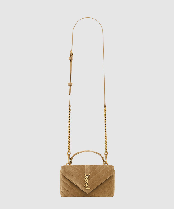 [SAINT LAURENT-생로랑] 유광 가죽 소재의 COLLEGE 미니 779430