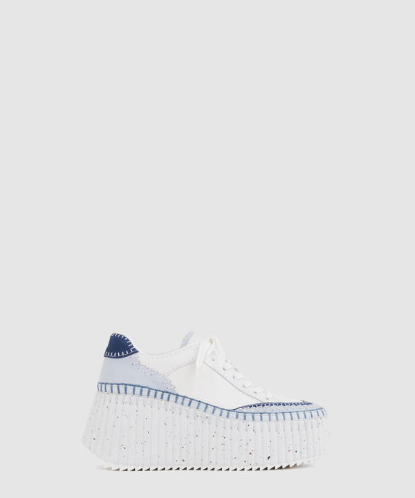 [CHLOE-끌로에] Nama 웨지 스니커즈 CHC24A02IMS44J