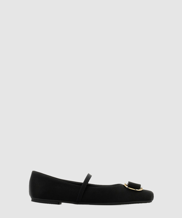 [FERRAGAMO-페라가모] 뉴 바라 플레이트 발레 플랫 01I682