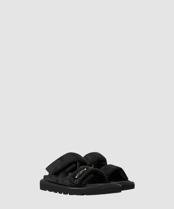 [LOUIS VUITTON-루이비통] 풀 필로우 플랫 컴포트 뮬 1AHNQT