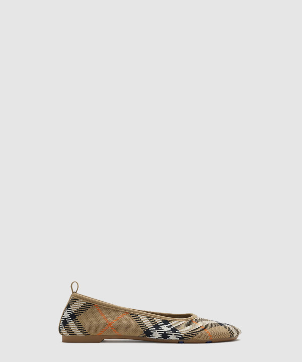 [BURBERRY-버버리] 체크 니트 베이비 발레리나 80990571